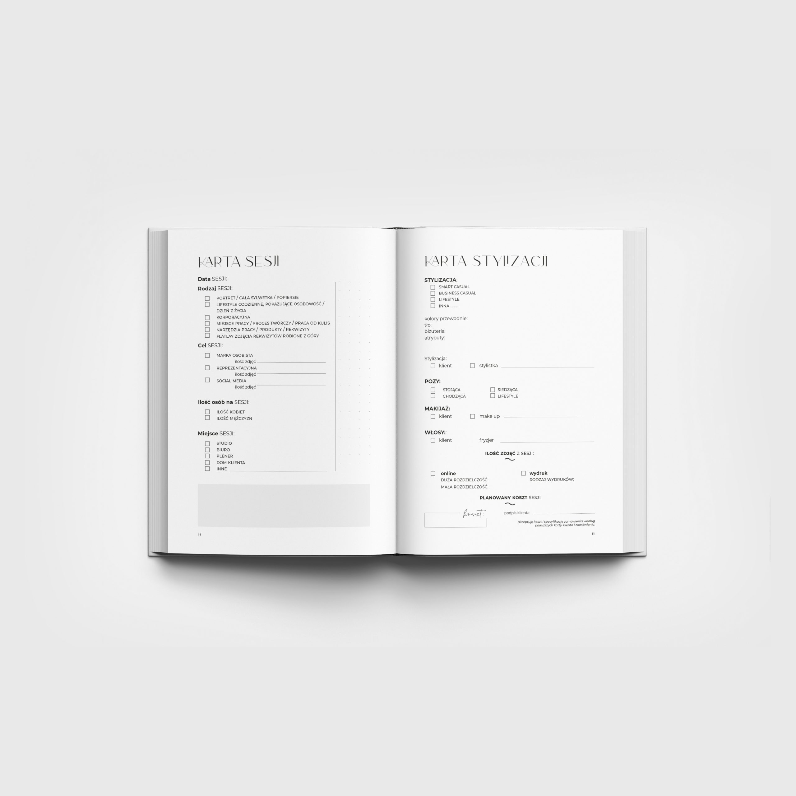 Notes Moyego Klienta - Fotograf