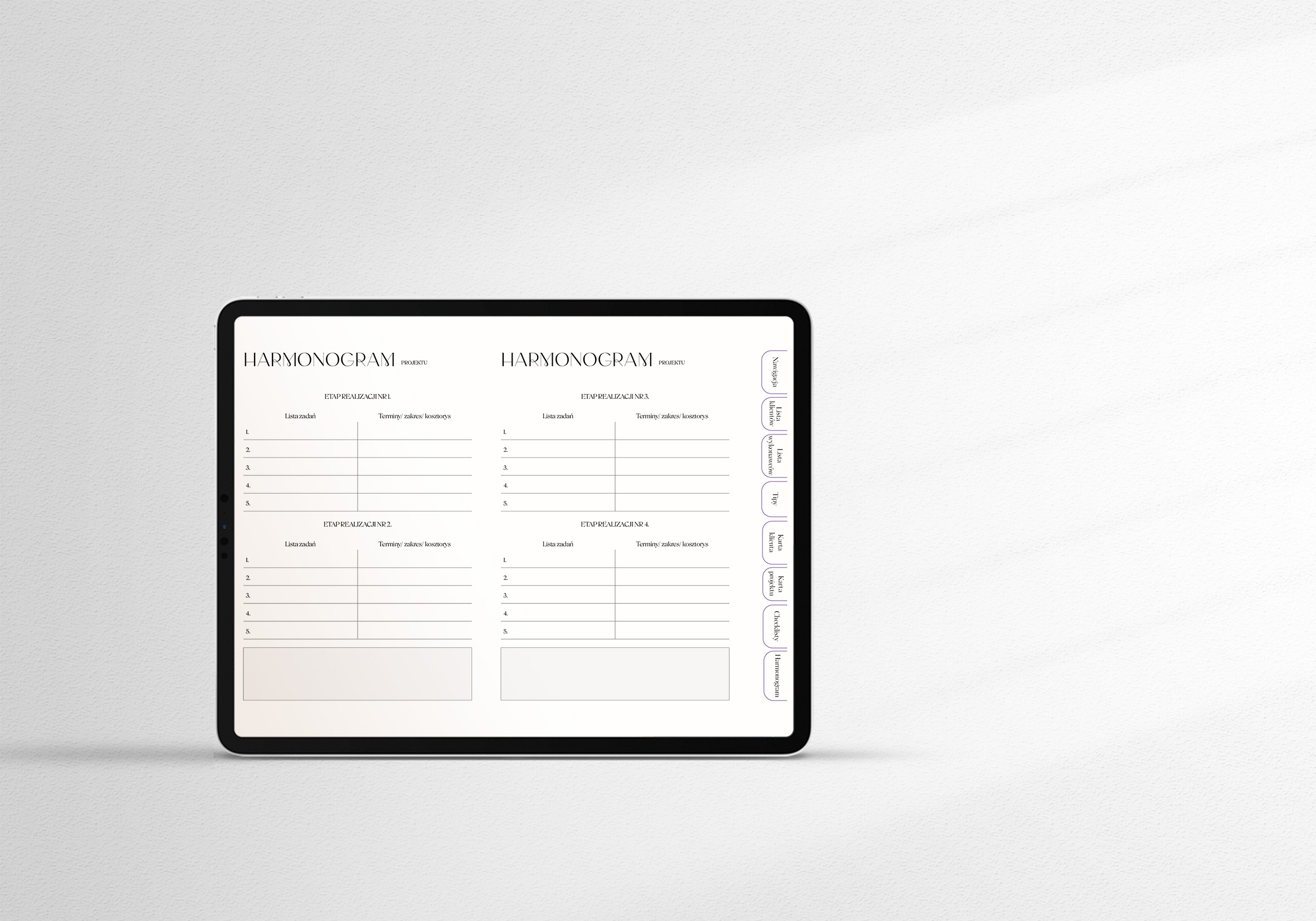 Cyfrowy Notes Moyego Klienta - Projektant wnętrz