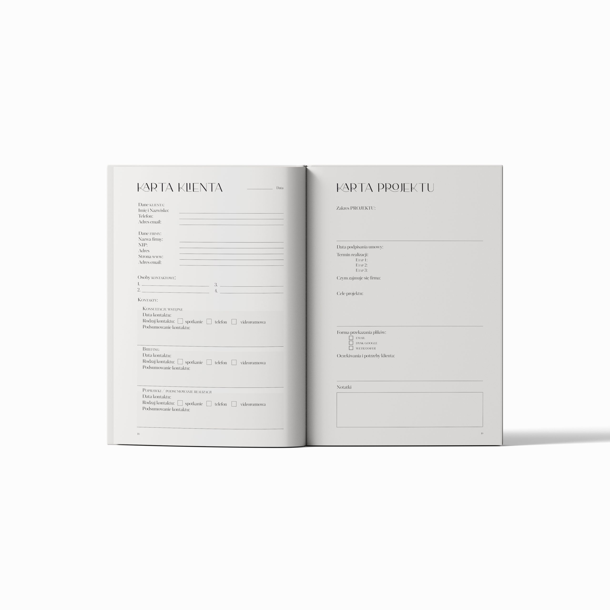 Notes Moyego Klienta - Copywriter