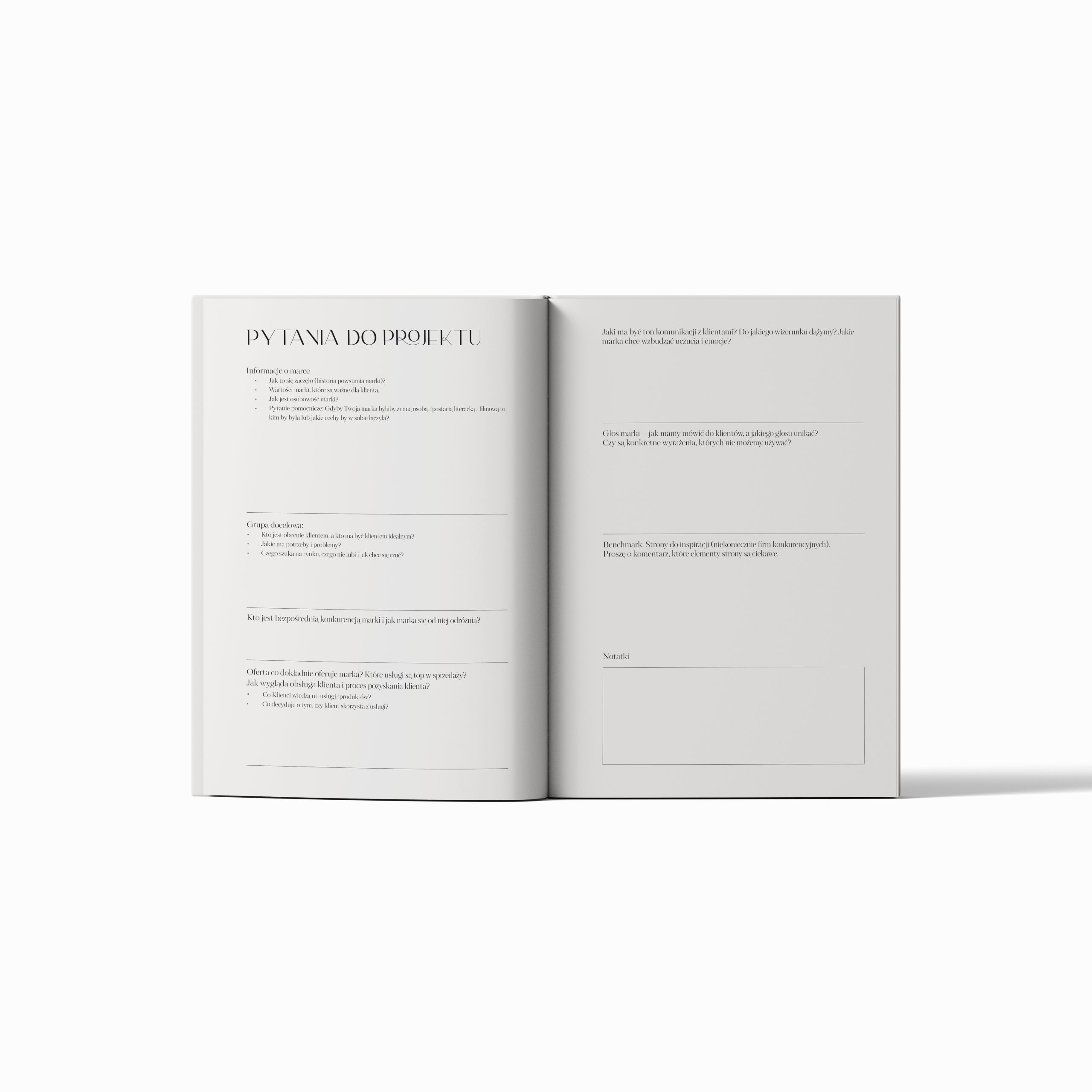 Notes Moyego Klienta - Copywriter